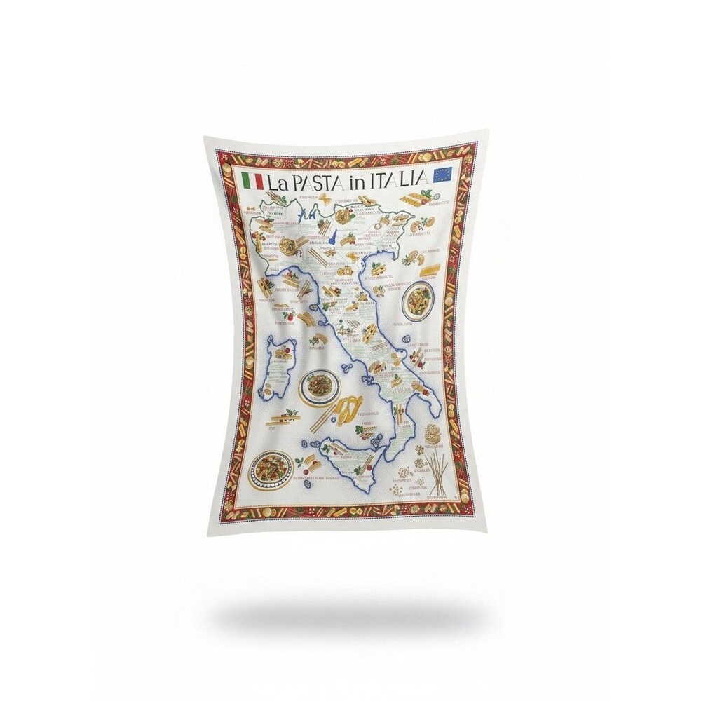 Rare LaPasta in Italia Vintage Style Decorative "Towel" Approx. 22”X34”  NEW